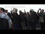 Activists protest Trump's immigration policy at JFK airport