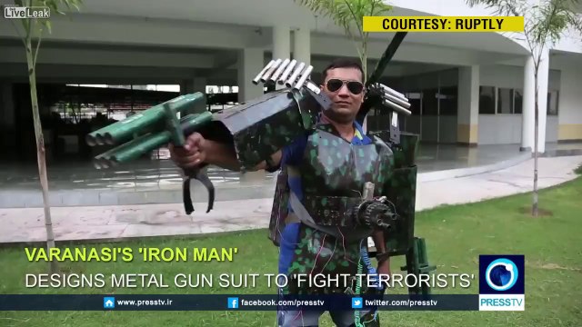 Il construit une armure Iron Man anti terroristes en Inde !