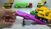 Baby Studio - mother truck transport cars passing lake | trucks toy