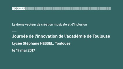 JAI17 - Pecha Kucha : " Le drone, vecteur de création musicale et d'inclusion "