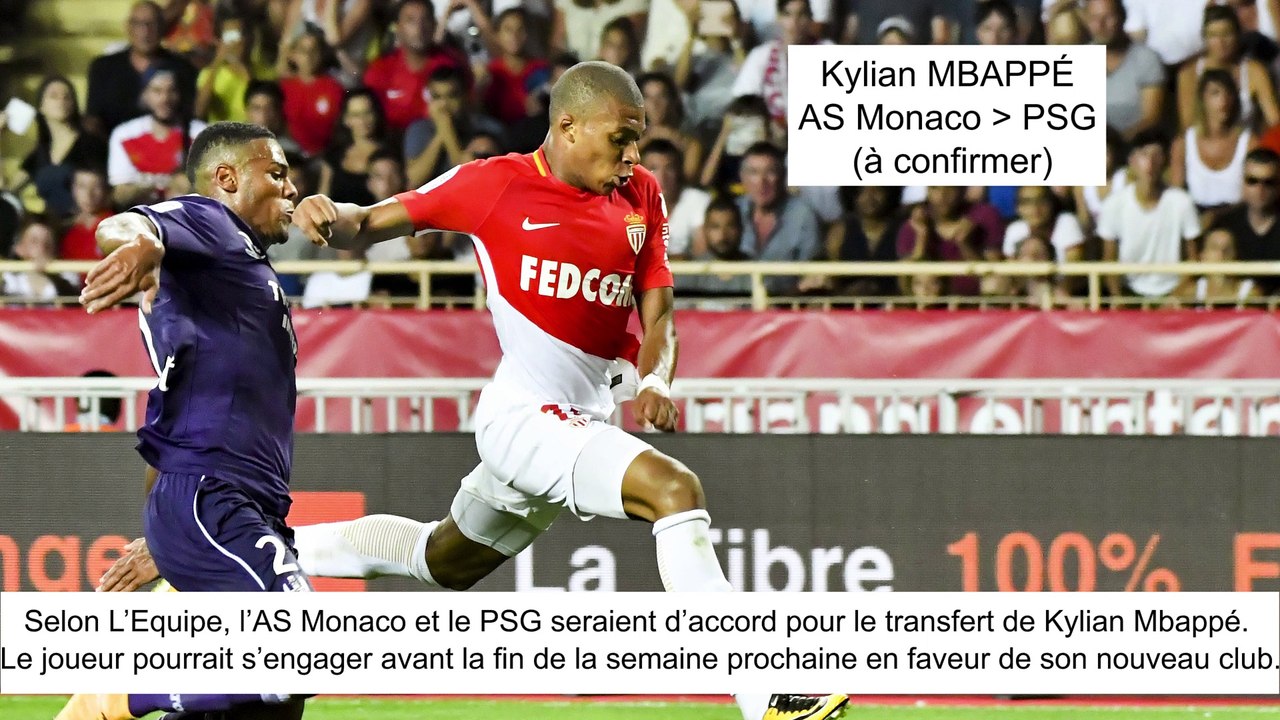 JT du Mercato (25/08/17) : Dembélé à Barcelone, Mbappé à PSG, Mangala à Inter Milan...