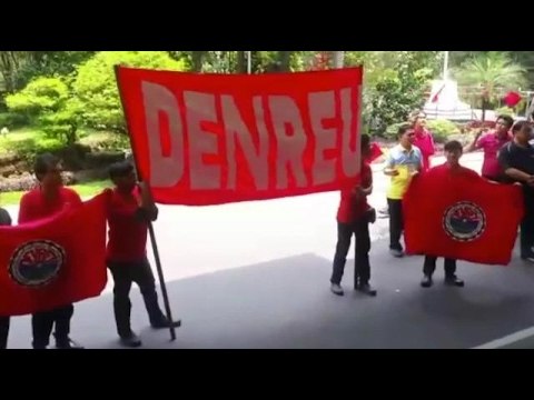 DENR employees protest over USec; Gina Lopez reassures workers