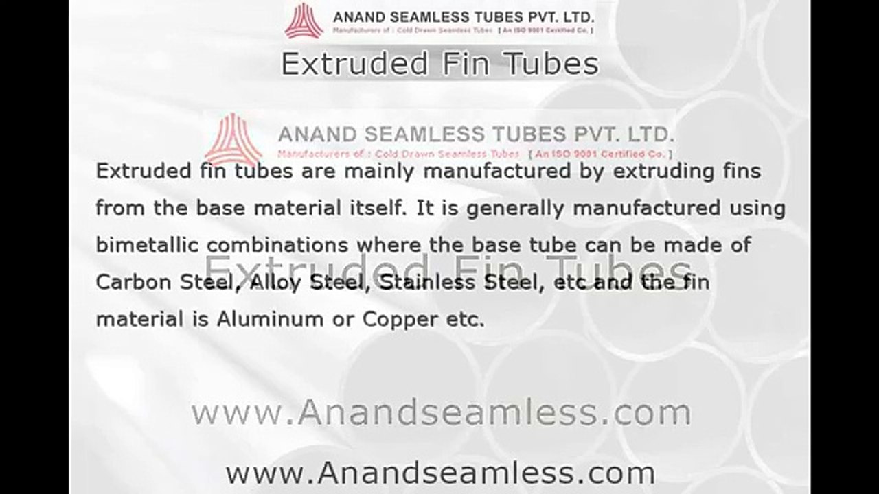 Extruded Fin Tubes