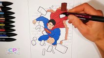 Para colorear para divertido niño Niños páginas parte superhombre 11