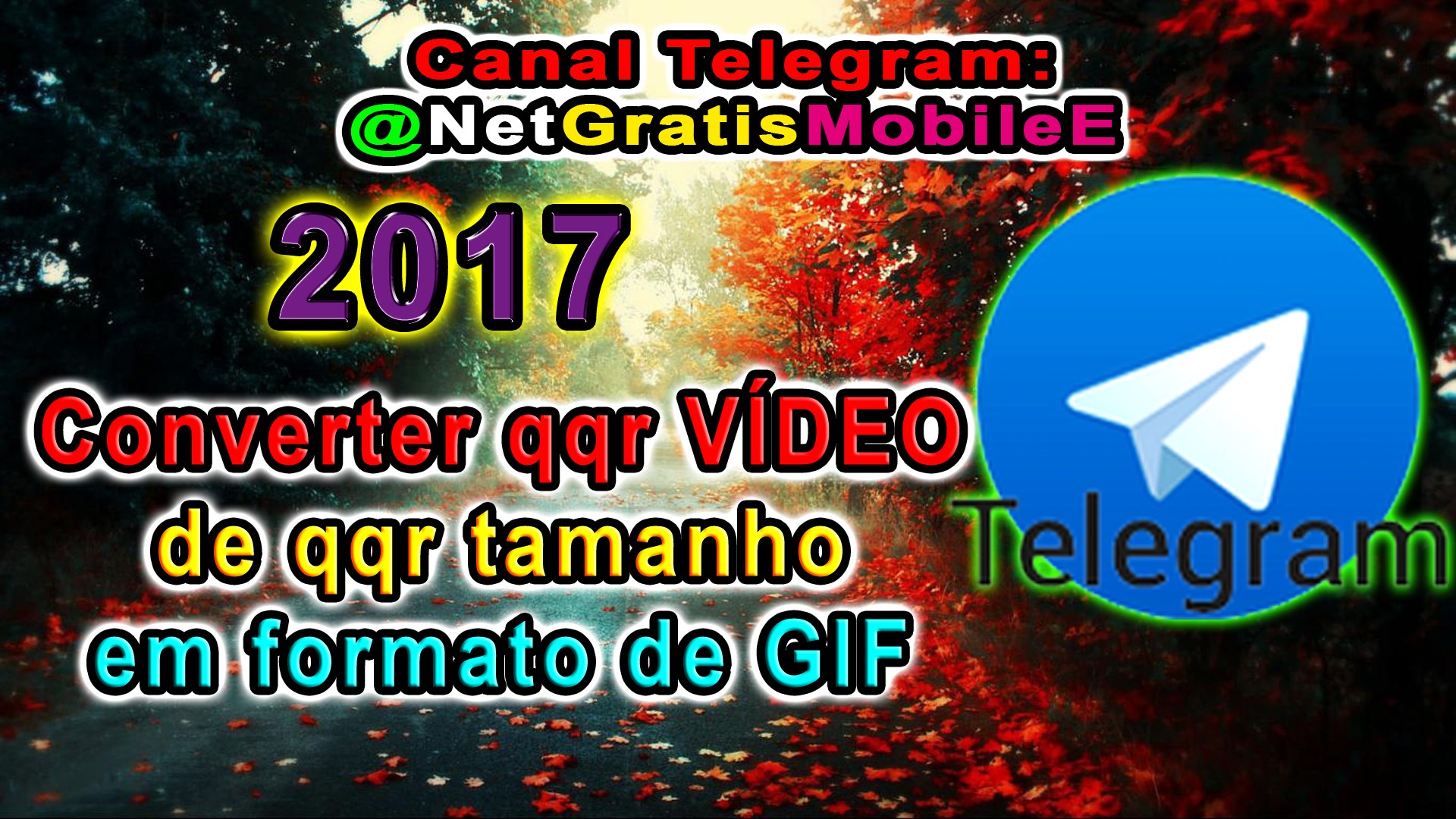 ⁣2017 Gif no Telegram, como fazer