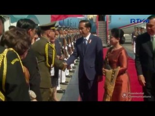 Widodo arrives in PH for talks with Duterte, Asean Summit