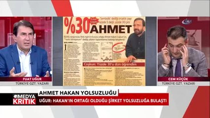Gazeteci-Yazar Fuat Uğur ve Cem Küçük: "İgdaş'tan Çaldığın Paraların Hesabını Ver Ahmet Hakan"