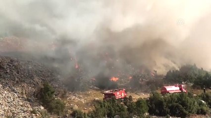 Akseki'de Çöplük Depolama Alanında Yangın - Antalya