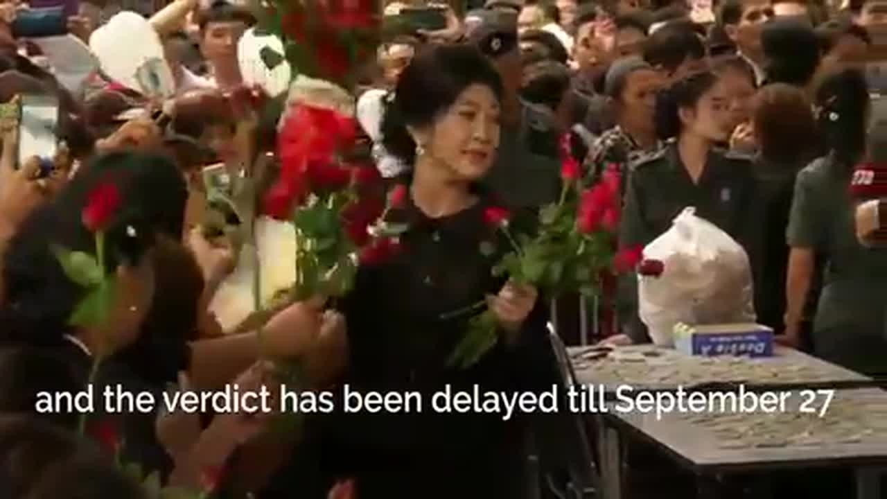 Thai Ex-PM Yingluck fails to show for verdict, arrest warrant issued