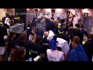 Golden State Warriors celebrate NBA Championship