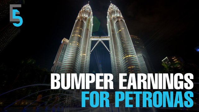 EVENING 5: Petronas sees bumper quarter