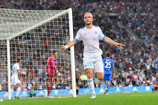 OM 3-0 NK Domzale : le but de Valère Germain (28e)