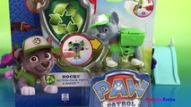 Paw Patrol - Marshall ion pack Pup and Badge - Puts out PlayDoh Fire at Gas Station - T