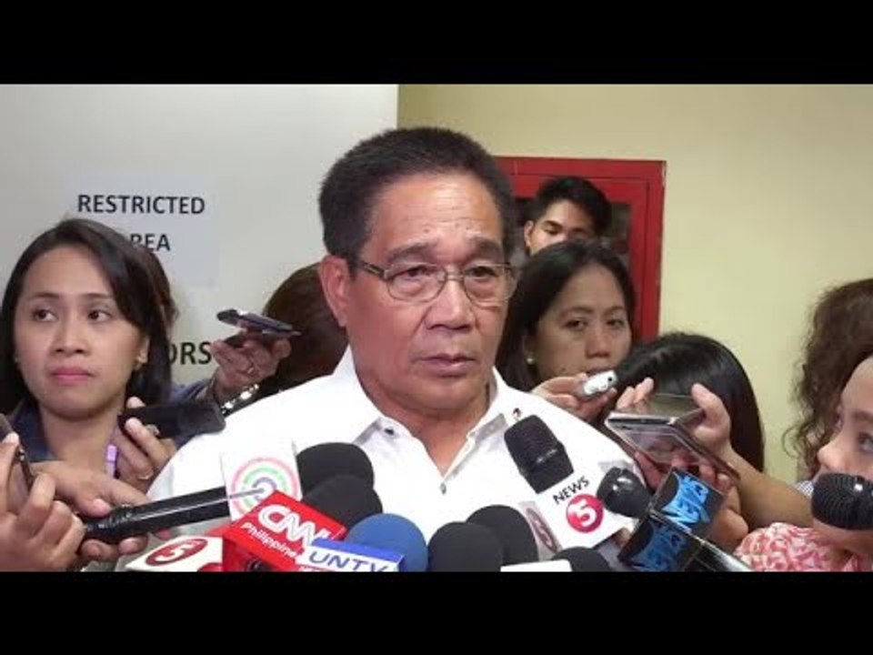Esperon talks about security briefing with senators