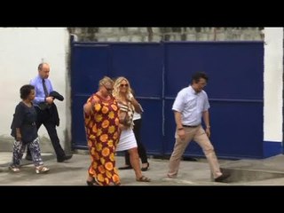 EU team visits De lima at Camp Crame