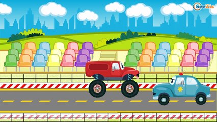 PATRULLA de POLICIA para niños Persigue al LADRÓN en Carretera Videos de Carros en español