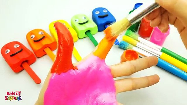 Bébé les couleurs crème poupée la famille doigt de la glace Apprendre garderie porc jouer Portugais DoH Peppa em trop