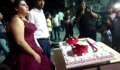 Pasta devrilince gelin neye uğradığı şaşırdı