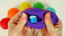 Play doh Lollipop Surprise Eggs Toys Shopkins Minions Frozen MLP Lalaloopsy Minecraft
