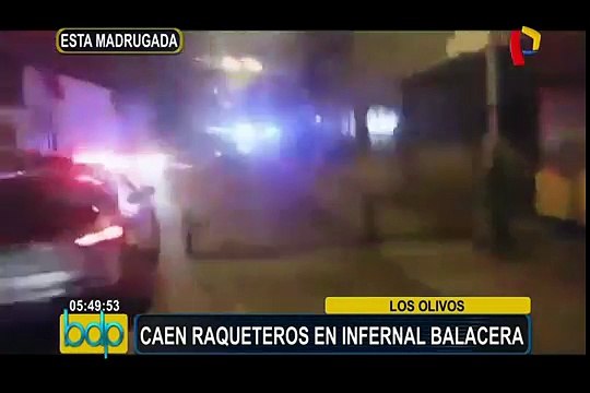 San Martín de Porres: tras balacera capturan a peligrosa banda de “raqueteros”