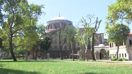 Kültür ve Turizm Bakanı Kurtulmuş, Ayasofya Müzesi'nde İncelemelerde Bulundu (1)