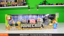 Minecraft: Overworld Animal Mobs Pack Papercraft Toy Review, Jazwares