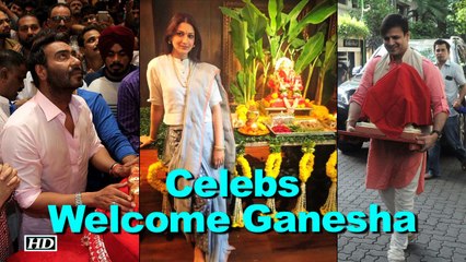Ganesh Chaturthi: Celebs Welcome Ganesha home