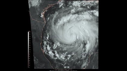 08/24/17 -Hurricane Harvey in the Gulf of Mexico