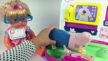 доктор игрушка врач Пеппа свинья Набор для игр kidschanel младенца врача nenuco Hospi портфель