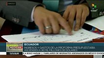 Ecuador: proforma presupuestaria es tratada por comisión especial