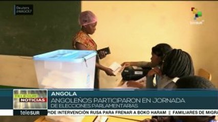 Partido gobernante gana las elecciones generales en Angola