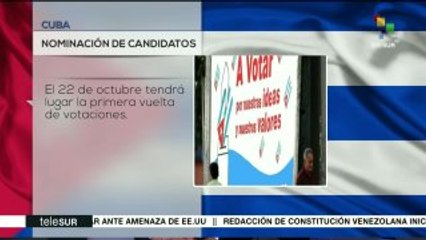 Cuba realizará nominación de candidatos a delegados en septiembre