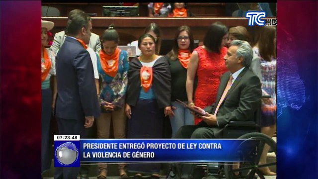 Presidente Moreno entregó a la Asamblea Proyecto de Ley Contra la Violencia de Género