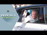Papa Francisco sale de Catedral rumbo a la Nunciatura Apostólica
