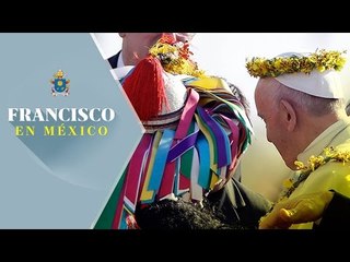 Francisco se traslada en papamóvil a Curia Episcopal de San Cristóbal de las Casas
