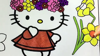 Hello Kitty - Coloring Book. Its Valentines Day Coloring!!!