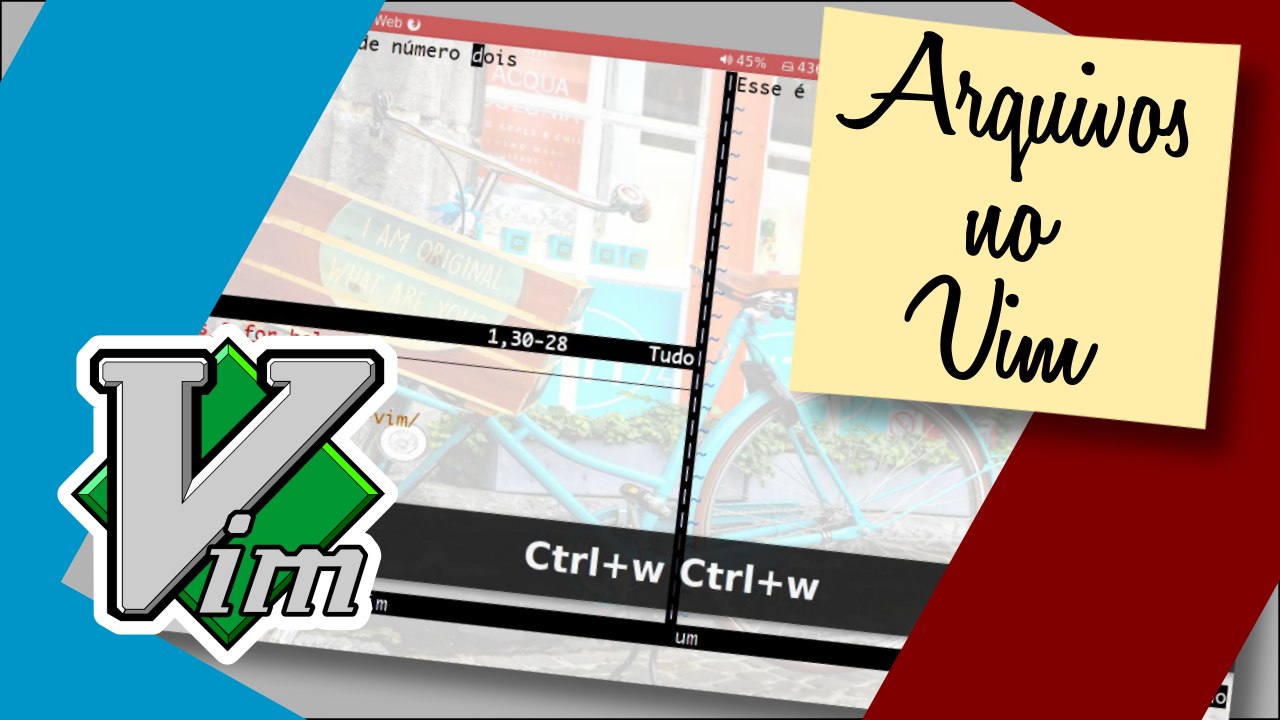 Trabalhando com arquivos no Vim
