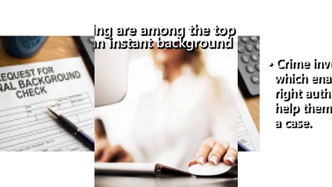 Essence of Instant Background Check Online