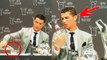Cristiano Ronaldo - Funny Moment with Water on Press Conference After UEFA Awards