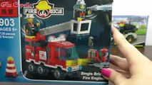 Enfants pour machines dessin animé lego-4 développe recueillir camion de pompiers