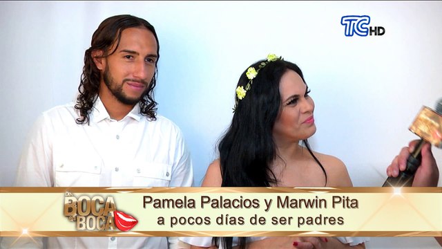 Pamela Palacios y Marwin Pita en una tierna sesión de fotos