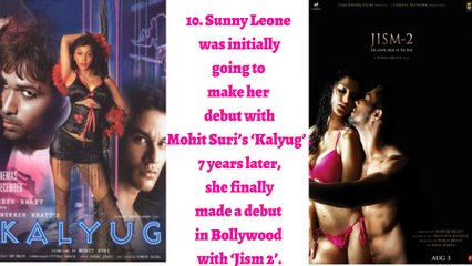 SUNNY LEONE MOVIE - Top 10 Facts You Dont Know