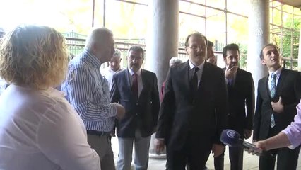 Başbakan Yardımcısı Çavuşoğlu, Yapımı Devam Eden Sultan Alaaddin Camisi'nde İncelemelerde Bulundu