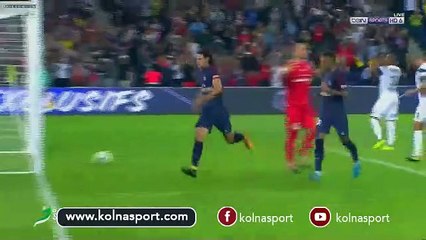 Résumé PSG - Saint-Etienne but Cavani 1-0