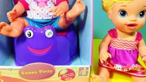 Baby Alive POTTY TRAINING Playset Crazy Potty Baby Alive Mommy Baby Diaper Poo Pee