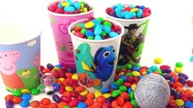 Candy Surprise Cups with Finding Dory Kinder Surprise Eggs Disney Frozen Fun for Children