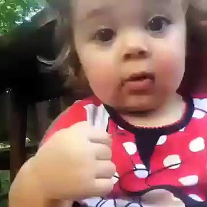 Cute baby naughty girl funny clips