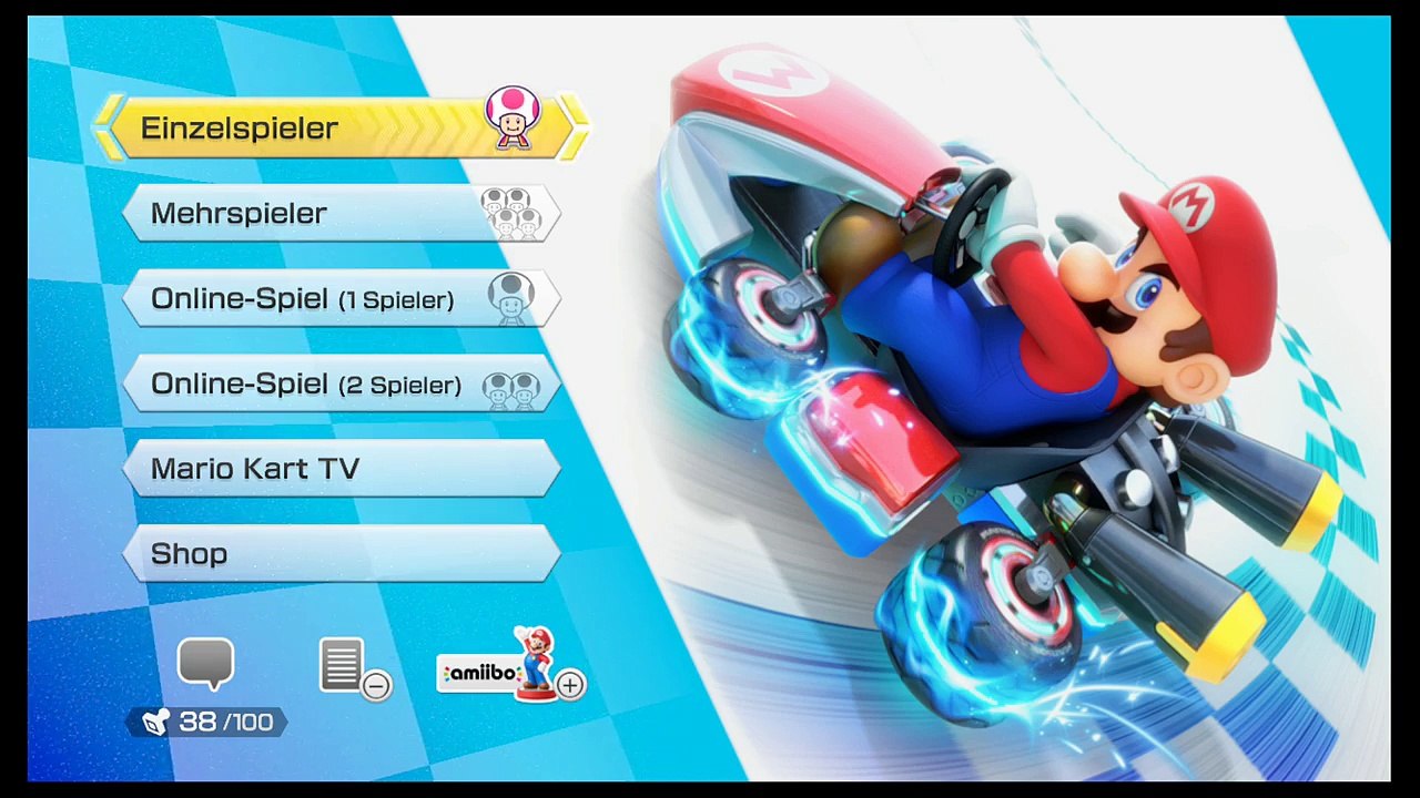 Mario Kart 8 - CUSTOM MUSIC - WIFI MENU -