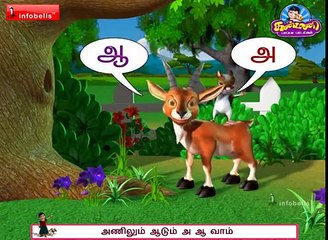 Anilum Aadum - Tamil Alphabet Rhyme 3D Animated