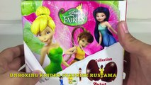 Des œufs fées disney œufs de Kinder surprise de la fée de bande dessinée, la surprise unboxing disney pixar